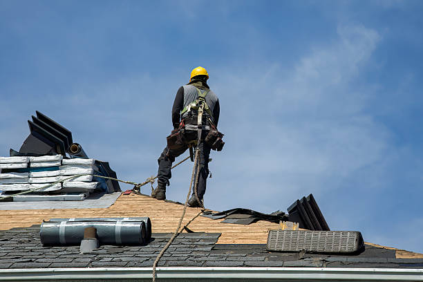 Professional Roof Replacement technician working in Laclede, ID